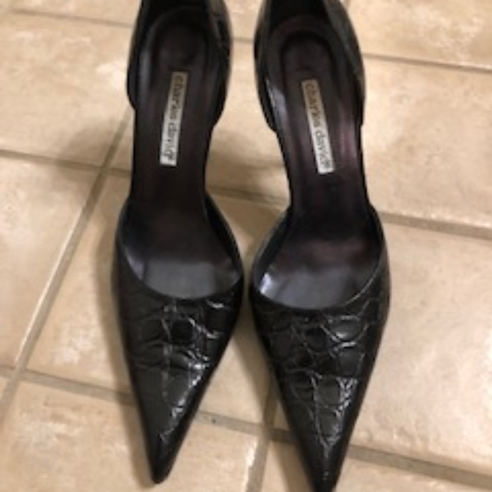 Charles David Black D'Orsay Pump - Picture 2 of 5